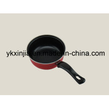 Kitchenware 16cm Red Carbon Steel Non-Stick Milk Pot